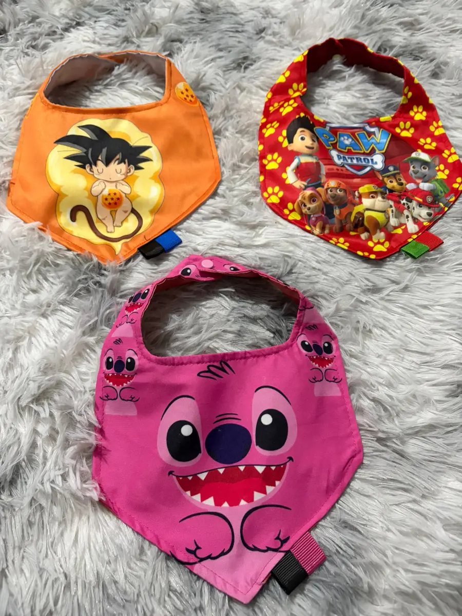 Babero bandana estampado para bebé